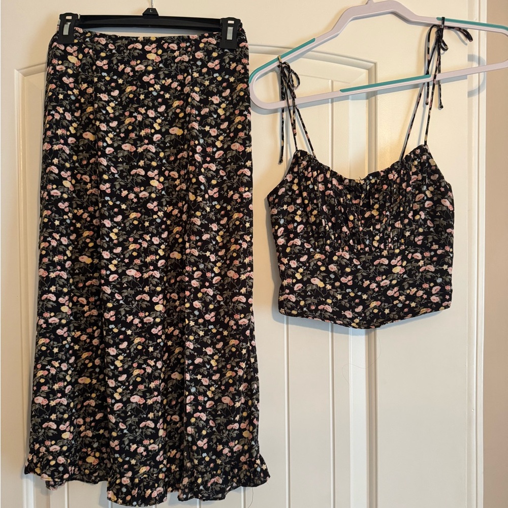 Abercrombie & Fitch Floral Skirt Set
